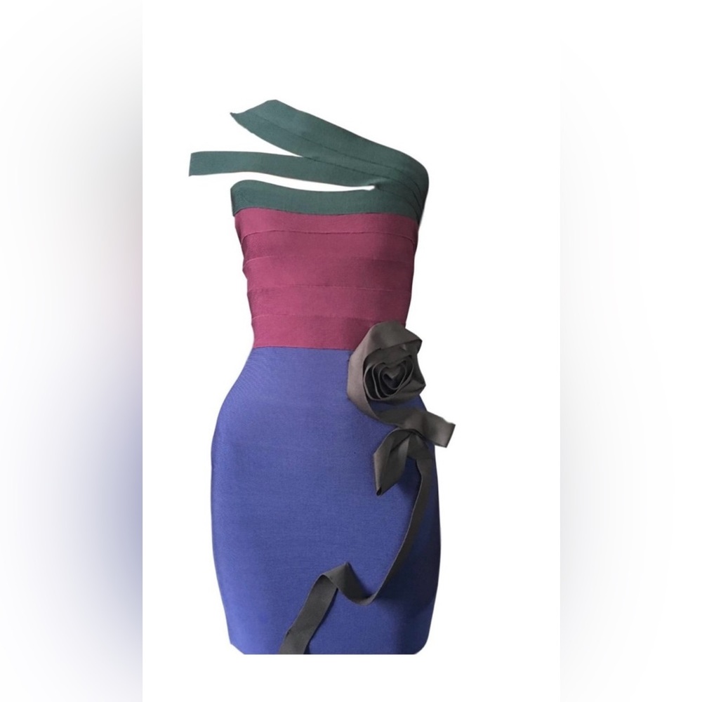 Herve Leger multicolor dress, size S